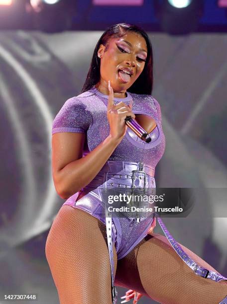 Megan Thee Stallion performs onstage during the 2022 iHeartRadio Music Festival at T-Mobile Arena on September 24, 2022 in Las Vegas, Nevada.