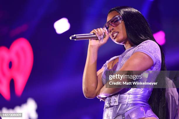 Megan Thee Stallion performs onstage during the 2022 iHeartRadio Music Festival at T-Mobile Arena on September 24, 2022 in Las Vegas, Nevada.