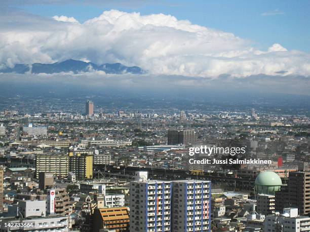 view of maebashi city - maebashi city - fotografias e filmes do acervo