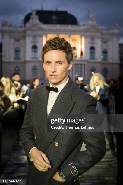 Eddie Redmayne attends the premiere of "The Good Nurse" during the 18th Zurich Film Festival at Kongresshaus on September 25, 2022 in Zurich,...