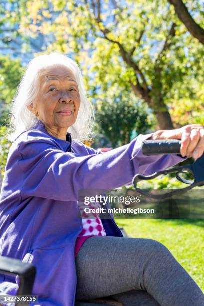 senior elderly woman - autumn 70 90 stock pictures, royalty-free photos & images