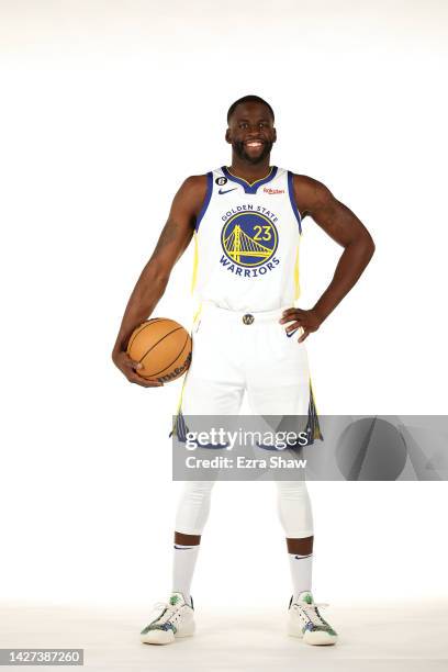 Draymond Green of the Golden State Warriors poses for a photo during the Warriors Media Day on September 25, 2022 in San Francisco, California. NOTE...