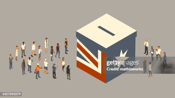 illustration der australischen wahlen - australian government stock-grafiken, -clipart, -cartoons und -symbole