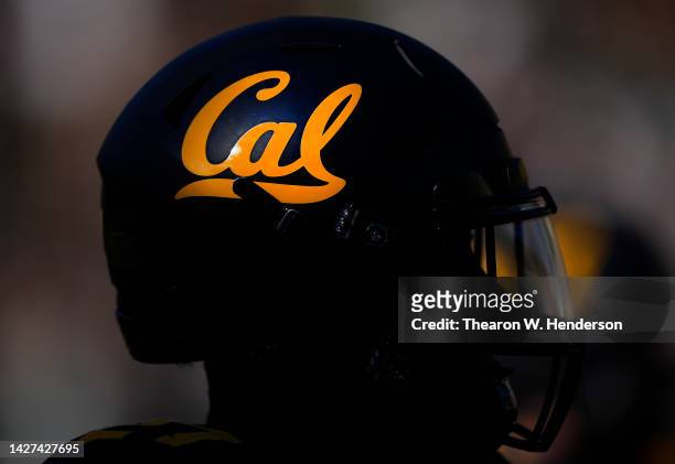 Running back Ashton Hayes of the California Golden Bears looks on prior to the start of the second half against the Arizona Wildcats at FTX Field at...