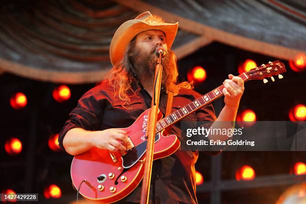 Chris Stapleton performs onstage during day two of the 2022 Pilgrimage Music & Cultural Festival on September 25, 2022 in Franklin, Tennessee.