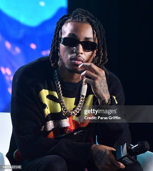Scf Rapper Rapper DDG speaks onstage during the 2022 Revolt Summit at 787... News ...