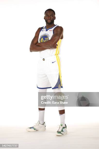 Draymond Green of the Golden State Warriors poses for a photo during the Warriors Media Day on September 25, 2022 in San Francisco, California. NOTE...