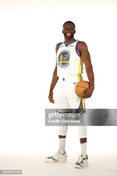 Draymond Green of the Golden State Warriors poses for a photo during the Warriors Media Day on September 25, 2022 in San Francisco, California. NOTE...