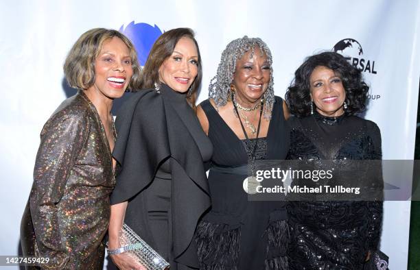 Gloria Hendry, Freda Payne, Martha Reeves and Scherrie Payne attend the 30th annual Heroes and Legends Awards at The Beverly Hills Hotel on September...