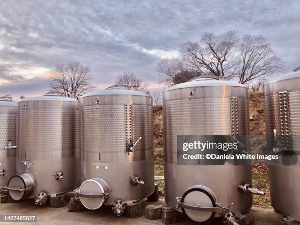 pulcelville, virginia - fermenting tank stock pictures, royalty-free photos & images