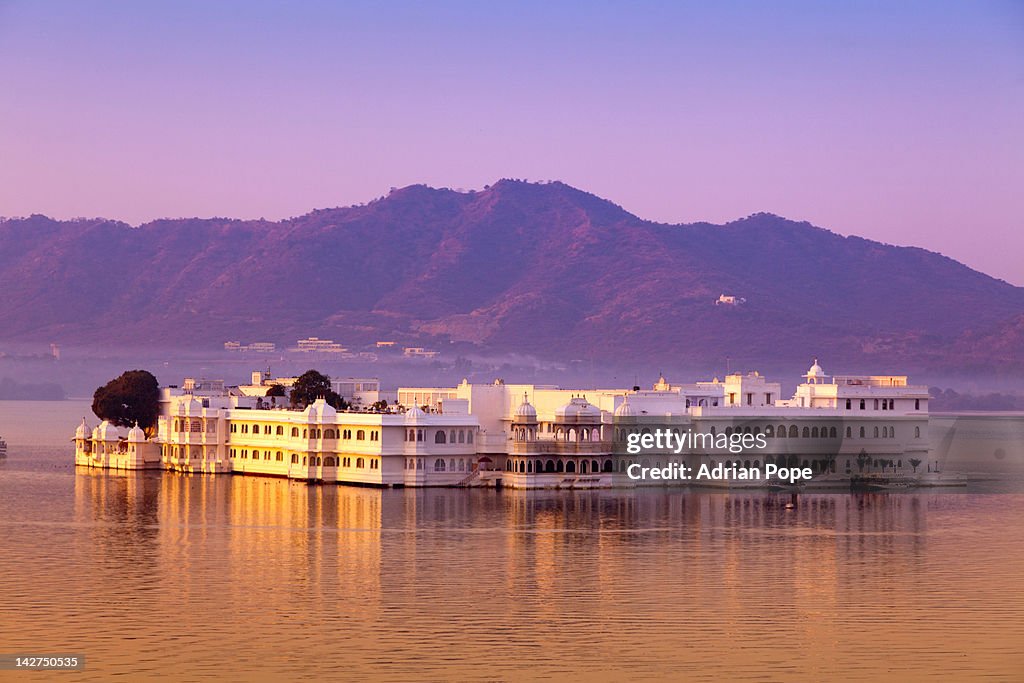 Lake Palace Hotel and Lake Pichola