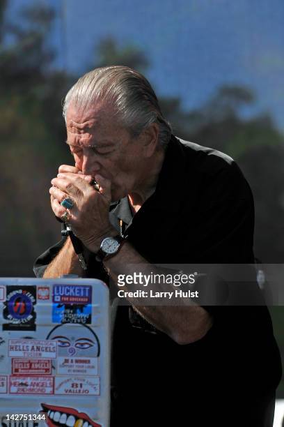 Charlie Musselwhite performs at Hardly Strictly Bluegrass festival in Golden Gate Park in San Francisco, California on September 30, 2011.