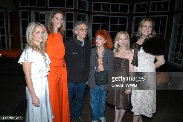 Heather Mnuchin, Stephanie Winston Wolkoff, Christo, Jeanne-Claude, Gillian Miniter and Samantha Topping attend the Central Park Conservancy's "The...