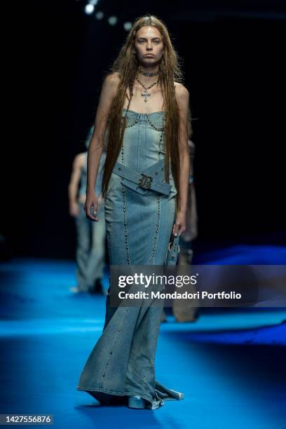 Blumarine fashion show at the Milan Fashion Week Women's Collection Spring Summer 2023. Milan , September 22nd, 2022