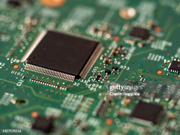 close up of computer chip - chip shot stock pictures, royalty-free photos & images