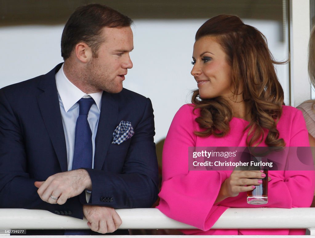 Racegoers On Liverpool Day At The Grand National Meet At Aintree