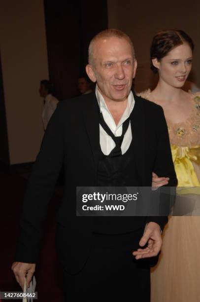 Designer Jean Paul Gaultier, left, and model Coco Rocha attend the Metropolitan Museum of Art's annual Costume Institute gala in New York City. Rocha...