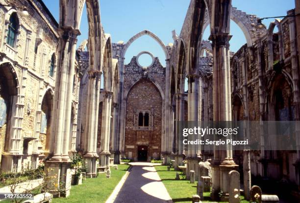convent of the carmo convent of carmel - convent stock pictures, royalty-free photos & images