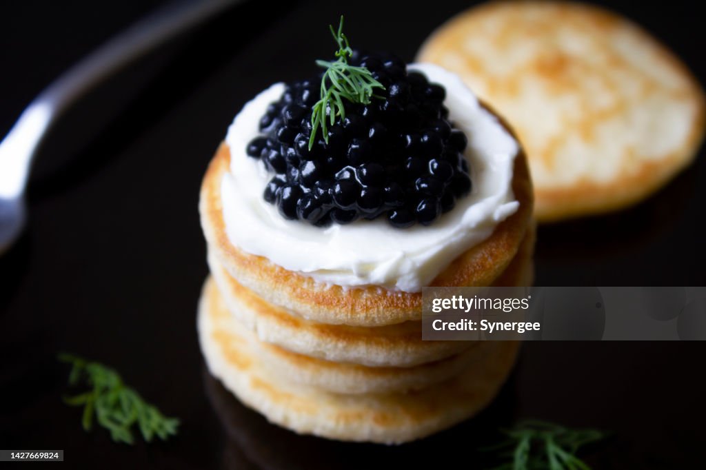 Caviar Blinis