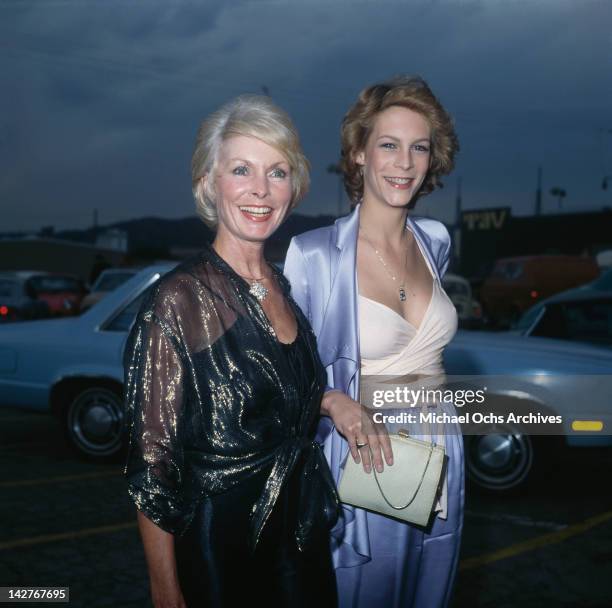 American actress Jamie Lee Curtis and her mother, actress Janet Leigh , attend the Photoplay Awards at the TAV Celebrity Theatre in Hollywood,...