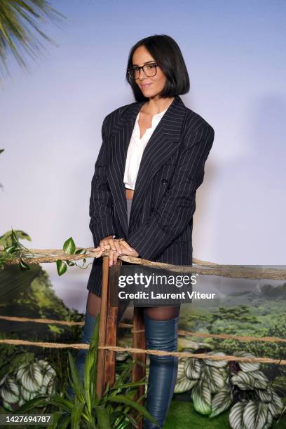 Agathe Auproux attends the "Jack Mimoun Et Les Secrets De Val Verde" premiere at Le Grand Rex on September 26, 2022 in Paris, France.