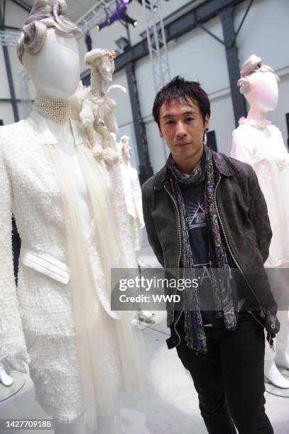 Designer Jun Takahashi attends his Undercover spring 2009 presentation in Paris.