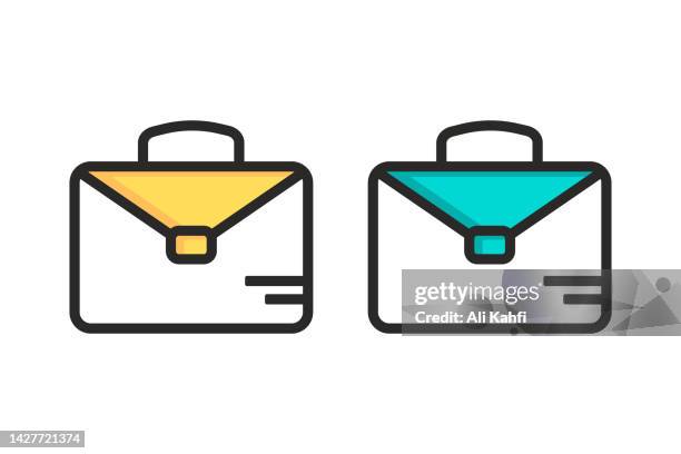 briefcase icon - case closed stock illustrations