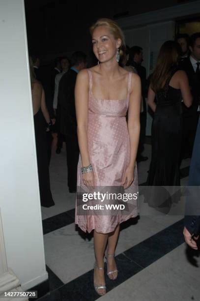 Lauren duPont attends The Directors Council of The Museum of The City of New York's annual Winter Ball. The evening was sponsored by Yves Saint...