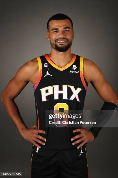 Timothe Luwawu-Cabarrot of the Phoenix Suns poses for a portrait during NBA media day at Events On Jackson on September 26, 2022 in Phoenix, Arizona....