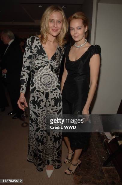 Renee Rockefeller and Lauren DuPont attend Christie\'s Black and White Ball.