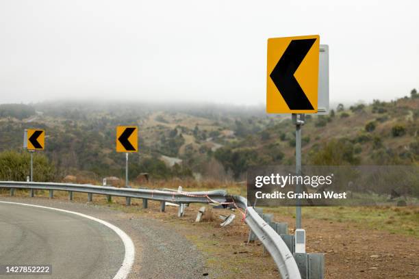 sharp bend accident - traffic accident stock pictures, royalty-free photos & images