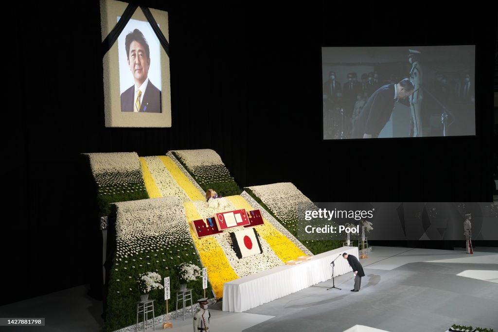 Japan Holds State Funeral For Shinzo Abe