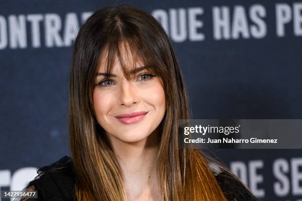 China Suare attends the 'Objetos' photocall at Paz Cinema on September 27, 2022 in Madrid, Spain.