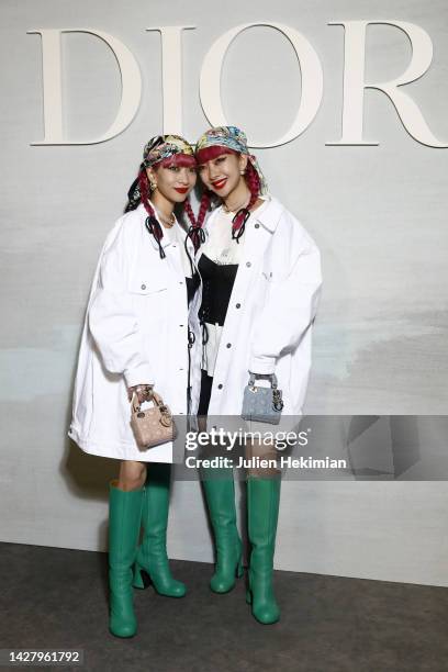 Amiaya attend the Christian Dior Womenswear Spring/Summer 2023 show as part of Paris Fashion Week on September 27, 2022 in Paris, France.