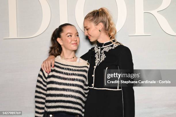 Princess Alexandra of Hanover and Beatrice Borromeo attend the Christian Dior Womenswear Spring/Summer 2023 show as part of Paris Fashion Week on...