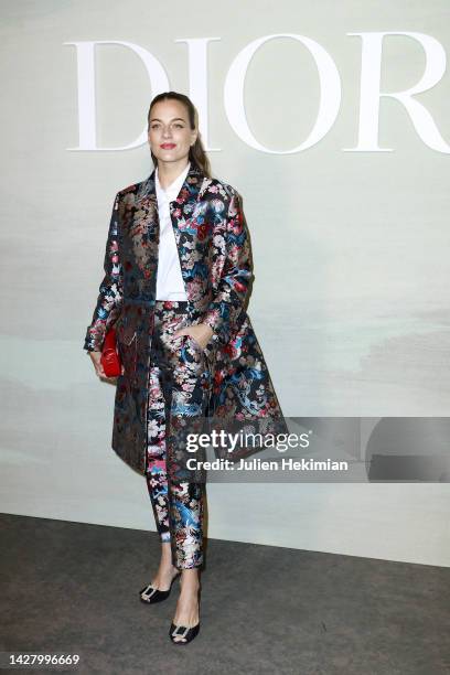 Cleopatra Zu Oettingen-Spielberg attends the Christian Dior Womenswear Spring/Summer 2023 show as part of Paris Fashion Week on September 27, 2022 in...