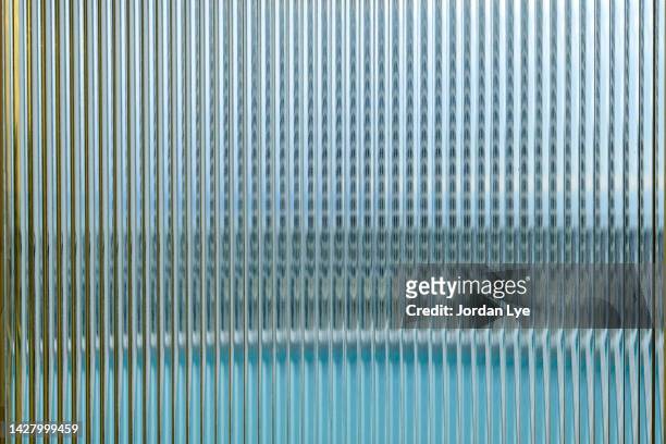 light through the lines on the glass. - textured glass stock pictures, royalty-free photos & images