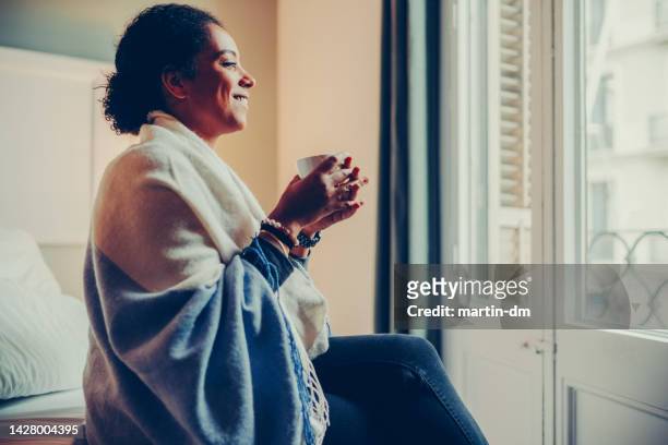 woman staying home with flu virus - staying in hotel stock pictures, royalty-free photos & images