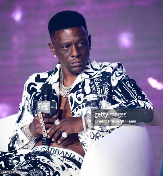 Lil Boosie attends 2022 Revolt Summit at 787 Windsor on September 24, 2022 in Atlanta, Georgia.