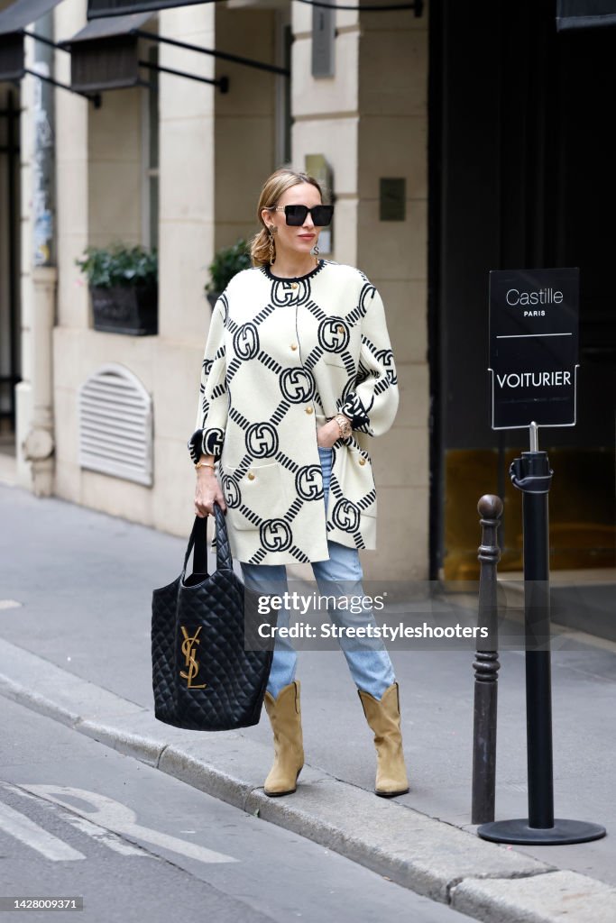 Alexandra Lapp Street Style Shoot In Paris - September 26, 2022