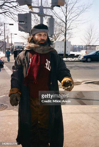 American actor Joe Pesci in a scene from the film 'With Honors' , Cambridge, Massachusetts, March 1993.