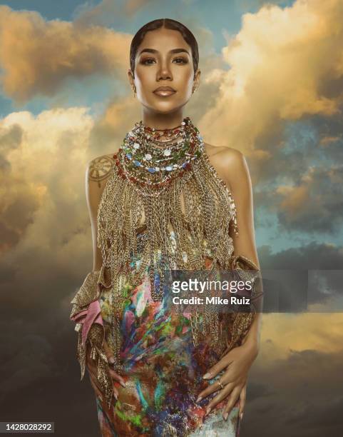 Singer Jhene Aiko is photographed for L'Officiel Australia on July 23, 2022 in Los Angeles, California. PUBLISHED IMAGE.