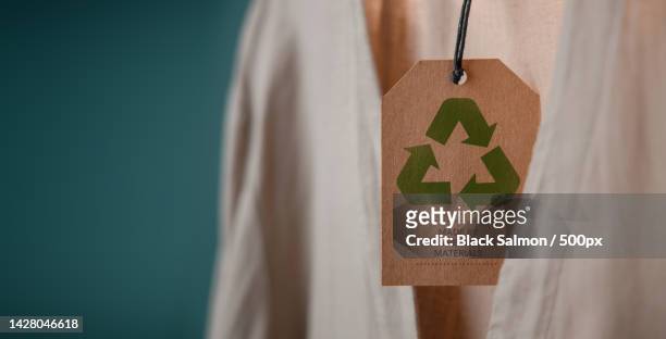recycling products concept organic cotton recycling cloth zero waste materials - textile waste stock pictures, royalty-free photos & images