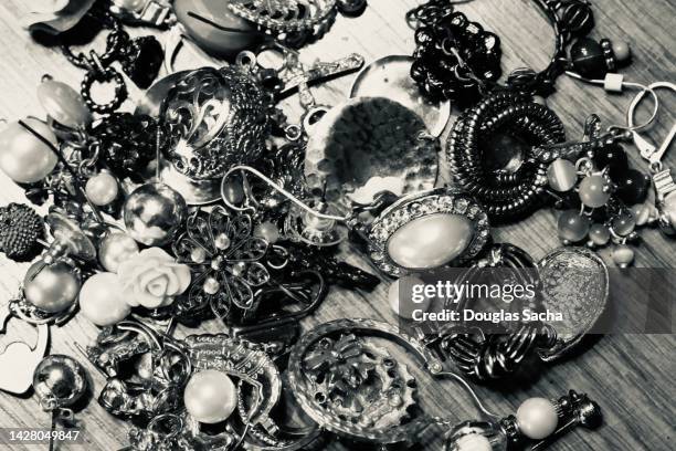 jewelry on display - silver spoon in mouth stock pictures, royalty-free photos & images