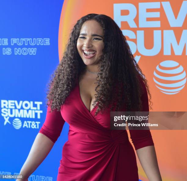 Demetria Obilor attends 2022 Revolt Summit at 787 Windsor on September 25, 2022 in Atlanta, Georgia.