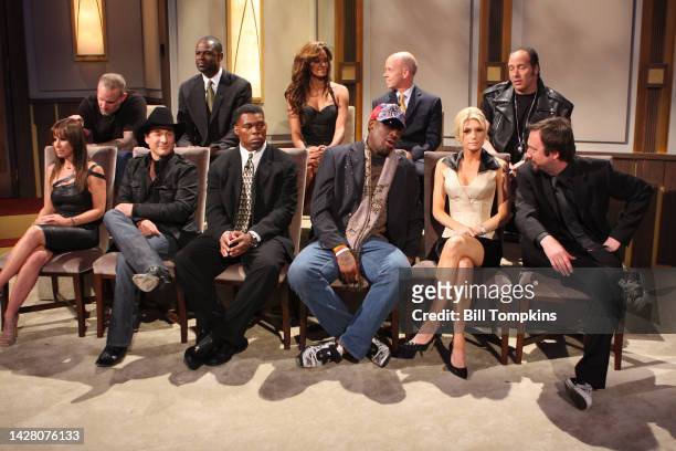 May 10: Contestants during the Season Finale of the Celebrity Apprentice on May 10, 2009 in New York City.