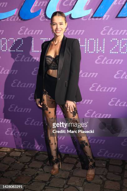 Lea Elui attends the Etam Womenswear Spring/Summer 2023 show as part of Paris Fashion Week on September 27, 2022 in Paris, France.