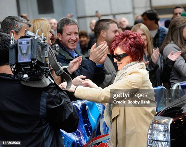 Sharon Osbourne attends America's Got Talent auditions on April 12, 2012 in New York City.