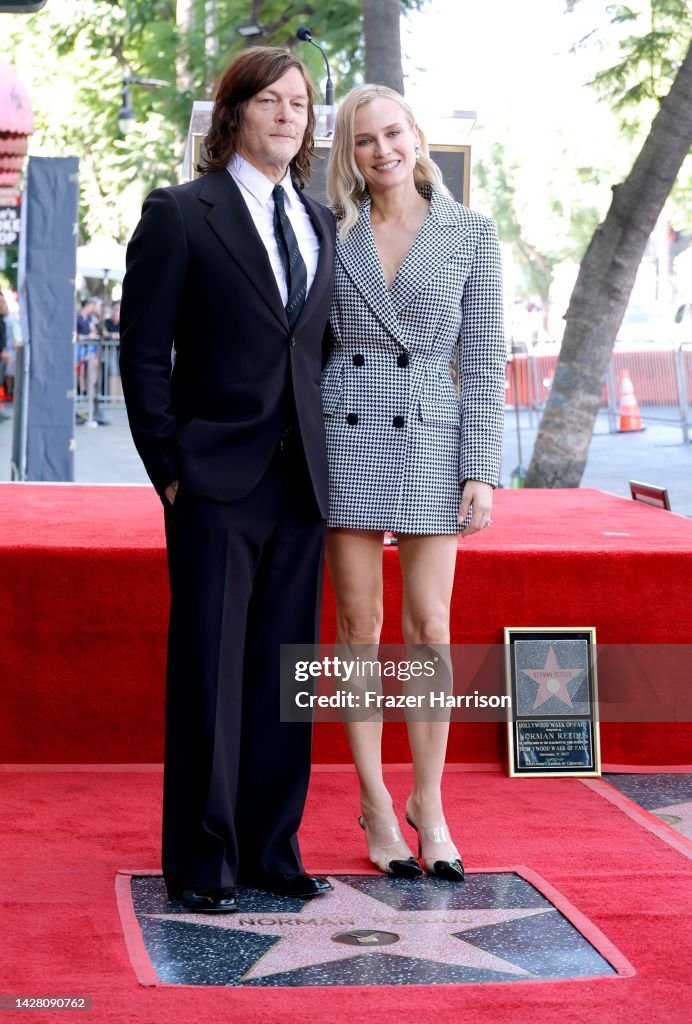 Norman Reedus Honored With Star On The Hollywood Walk Of Fame