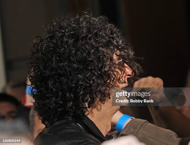 New judge Howard Stern attends America's Got Talent auditions on April 12, 2012 in New York City.